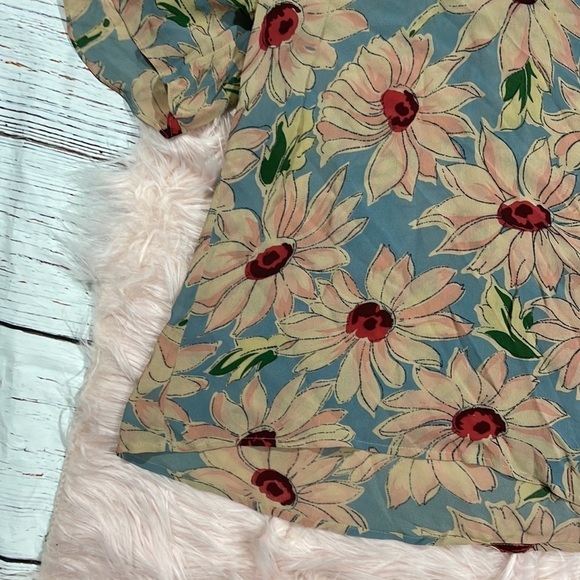 Trelise Cooper Daisy Floral Patterned Rayon Duke Blouse - Picture 8 of 10